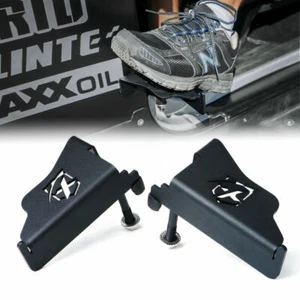 Par de pedales de bisagra de puerta exterior de acero para Jeep Wrangler JK 07-18 - Imagen 1 de 7