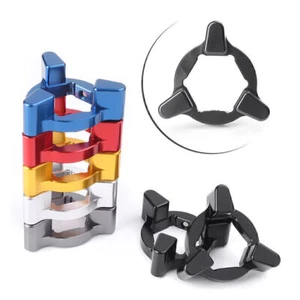 CNC 17mm Rialzo Forcella Anteriore Sospensione Pretensione Regolatore Universale Rosso - Foto 1 di 12