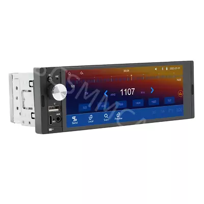 MP5 Player Touch Screen For Carplay 1DIN 6.36in Car Stereo Radio Bluetooth W/SWC - Image 1 of 4