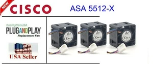 3er-Pack neue Ersatzlüfter für Cisco ASA 5512-X Zufriedenheit garantiert! - Bild 1 von 6