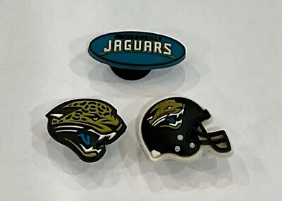 Jacksonville Jaguars 2006-2008 Classic Logo NFL Official Crocs Licensed Jibbitz - Image 1 of 4