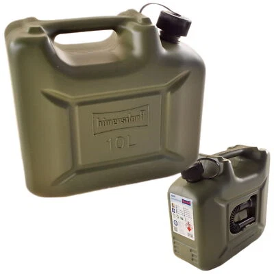 1 Stk.Hünersdorff 10Liter Kanister oliv Benzinkanister Dieselkanister - Bild 1 von 3