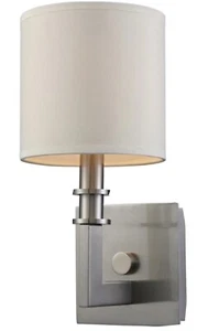 Elk lighting 20150/1 Satin nickle 7” Extension 1 light wallchiere - Picture 1 of 2