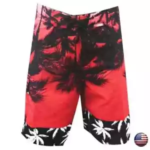 NWT MEN'S SLIM FIT QUICK DRY SUMMER BEACH SWIMWEAR SWIMMING TRUNKS BOARD SHORTS - Picture 1 of 4