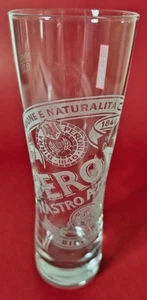 Peroni Nastro Azzurro 0,3 L, 12 oz. Vaso Beer Ale ~ Vaso grabado 7,75" de alto usado en excelente estado - Imagen 1 de 4