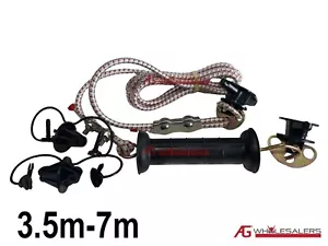Bungee Gate Handle Kit 3.5-7m Stretch Bungy Shock Cord Electric Fence Pinlock - Picture 1 of 2