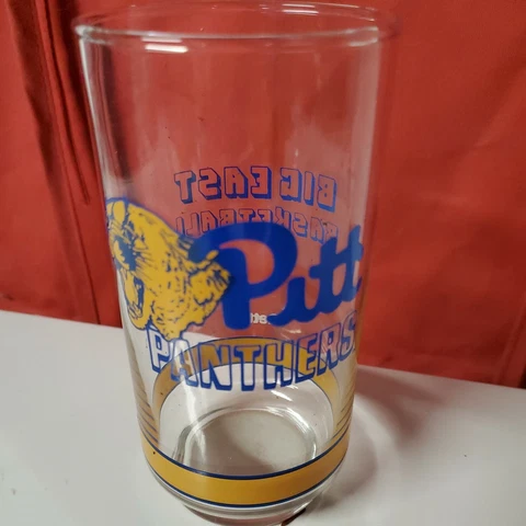 Vintage Pittsburgh Panthers Pitt Getty Big East Basketball Glass Cover