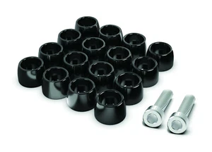ROCKER COVER GROMMET WASHER BOLT SET KIT fits TOYOTA SUPRA CHASER 1JZ 2JZ BLACK - Picture 1 of 2