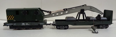 LIMA #309058 HO SCALE GERMAN RAILWAY BREAKDOWN CRANE W/HEAVY-DUTY TROLLEY - Image 1 of 4