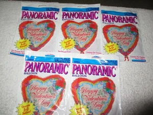 5X ANAGRAM Panoramic Oversize 3-D Helium Balloon Happy Valentines Day - Picture 1 of 4