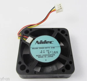 5pcs Nidec D04X-05TH 21B 42mmx42mmx10.5mm 4210 5V 0.16A 5.3CFM DC Cooling Fan - Picture 1 of 7