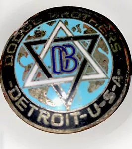 Antique Dodge Brothers Detroit Radiator Badge - Picture 1 of 3