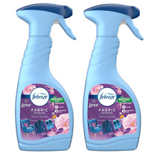 2X Febreze Fabric Refresher Odour Eliminator Spray 500ml Exotic Bloom