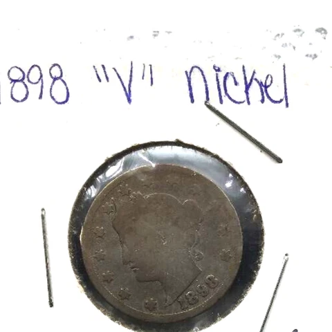 1898 Liberty Victory Nickel Good Cover