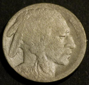 1920 S Buffalo Nichel Semi-Chiave Data Corno Dettagli Holo-Restaurato Cinque Monete 5c D354 - Foto 1 di 2