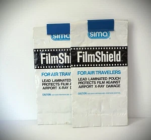 x2 bolsas Sima Film Shield/FilmSheild - bolsa laminada con plomo - Imagen 1 de 2