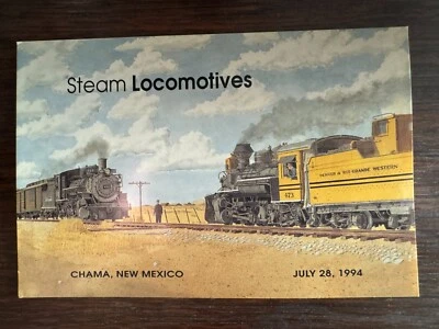 1994 Steam Locomotives Ceremonial Program & First Day of Issue Scott #2843-2847 - Image 1 of 4