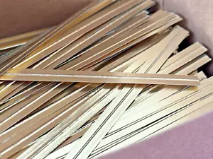 1000pcs Twist Ties for Gift Bag 4" Premium Gold Metallic Wedding Fast Ship USA - Picture 1 of 3