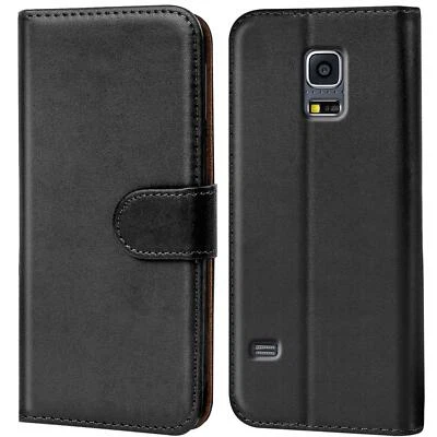 Schutz Hülle Für Samsung Galaxy S5 Mini Handy Klapp Schutz Tasche Book Flip Case - Bild 1 von 4
