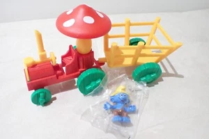 Rare~MAXI KINDER SCHTROUMPF TRACTEUR 1995~SMURF~SCHLUMPF~TOP - Foto 1 di 6