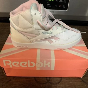 Vintage 1980s Girls Reebok Dance RAZZ Shoes White Pink Sz 4 - New W/ Box, READ - Picture 1 of 10