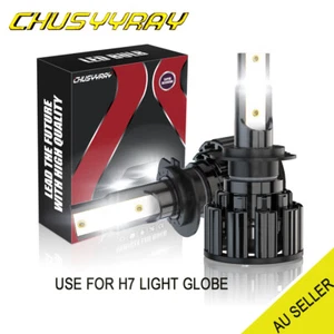 Pair H7 LED Headlight Low Beam Bulbs 8000LM 6000K for BMW 5 SERIES 2003-2005 - Picture 1 of 12
