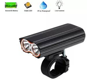 Fahrrad Fahrrad Nachtwarnlicht Wasserdicht Wiederaufladbarer Scheinwerfer 1200 Lumen - Bild 1 von 11