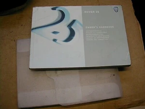 Rover 25 1999-03 models Owners handbook in wallet with folder - Picture 1 of 3