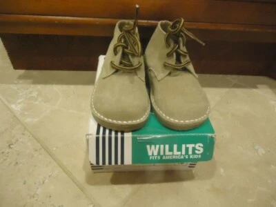 NUEVO EN CAJA Willits bebé niño zapatos de gamuza - talla 7 Foto 1 de 4