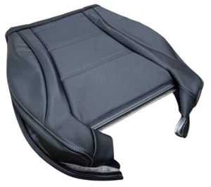 2015 to 2021 For Mercedes Benz C-Class Driver Side Bottom Leather Seat Cover Blk - Picture 1 of 6