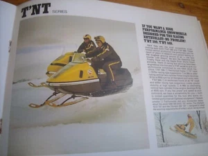 1969 Vintage BOMBARDIER SKI DOO Snowmobile Brochure TNT NORDIC ALL MODELS - Bild 1 von 11
