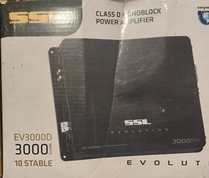 Sound Storm Laboratories EV3000D 1 Channel Car Amplifier - Picture 1 of 6
