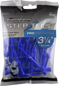 Two Piece Step Tee, 50 Count, 3-1/4 Inch (Blue) - Picture 1 of 12
