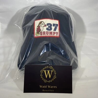 Gorra Grumpy 37 Snapback 100% Algodón Malla Espalda Walt Disney World Foto 1 de 4