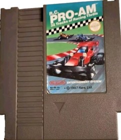 R.C. Cartucho de Videojuego Pro-Am NES Nintendo Entertainment System 1988 De Colecci&oacute;n 