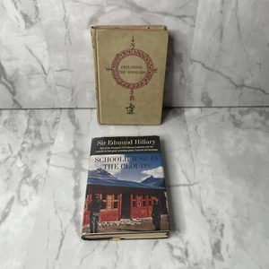 Vintage Himalaya Buch Lot - Schulhaus in den Wolken, Erkundung des Himalaya - Bild 1 von 13