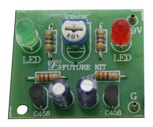 2 INTERMITENTE LED Color Rojo/Verde para estudiante electrónico [Kit Desmontado] - Imagen 1 de 1