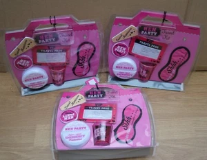 3 x Hen night party travel packs Amscan Free postage - Picture 1 of 5
