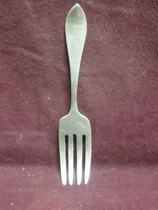 Sterling G H FRENCH Amston ADAM BABY FORK 4 1/4" 17 grams no monogram - Picture 1 of 4