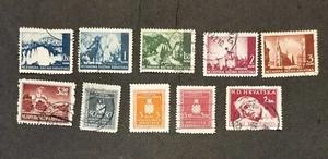 KROATIEN - 10 WK2 ÄRA SINGLES - ALLE AUFKLAPPBAR - GEBRAUCHT - Bild 1 von 1