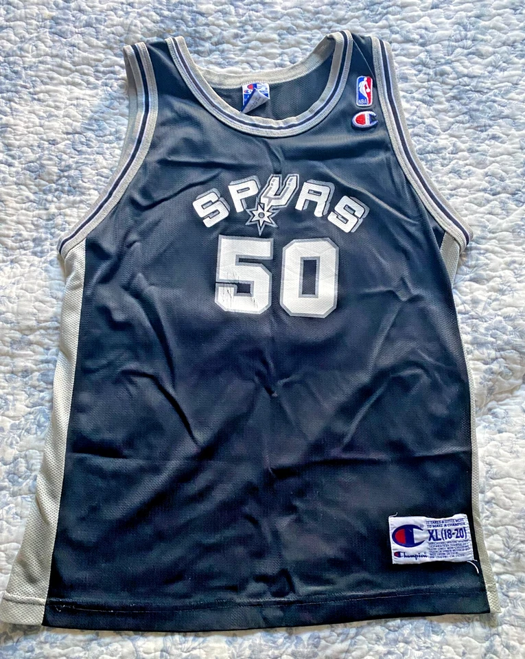 CAMISETA DE BALONCESTO JUVENIL XLARGE DE SAN ANTONIO SPURS DAVID ROBINSON #50 (18-20) Foto 1 de 4
