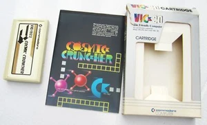 Vic 20 Cosmic Cruncher PC Videospiel Cartridge Commodore 1981 VIC-1922 - Bild 1 von 2