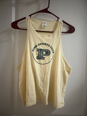 VS розовый спортивный клуб желтый бак спортивная спина верхний большой - Изображение 1 из 4