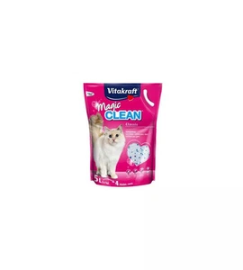 LETTIERA SABBIA GATTO SILICIO VITAKRAFT "MAGIC CLEAN" 5 LITRI - Foto 1 di 4