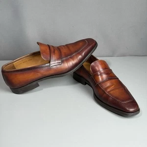 Magnanni 24325 Herren Penny Halbschuhe Cognac Braun Leder EU 42 US 9 Elegant Schuhe - Bild 1 von 24