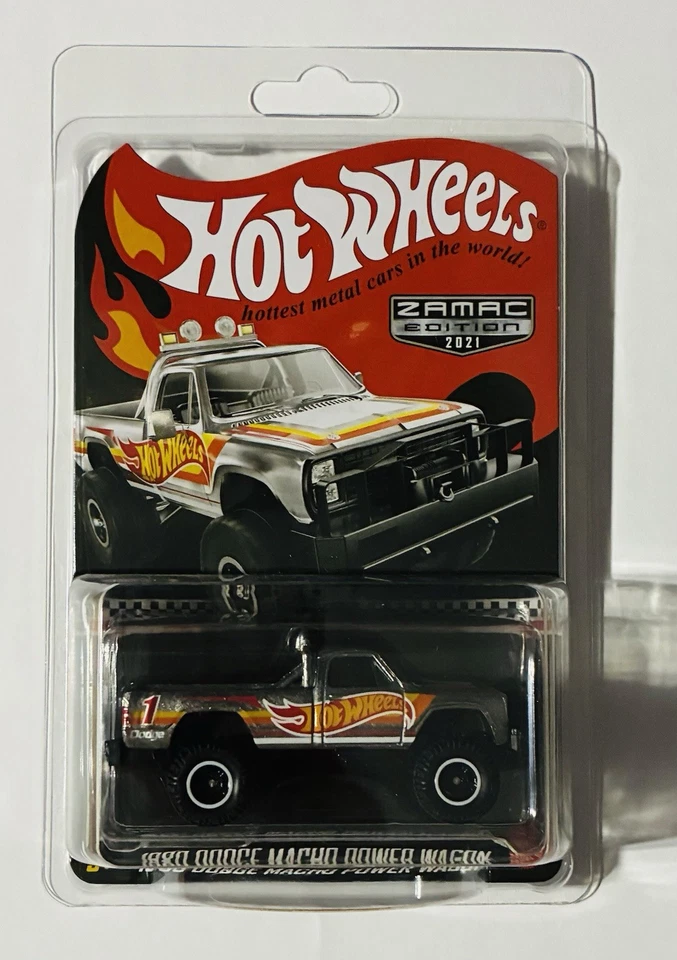 2021 Hot Wheels Collectors Edition Zamac 1980 Dodge Macho Power Wagon - Imagem 1 de 2