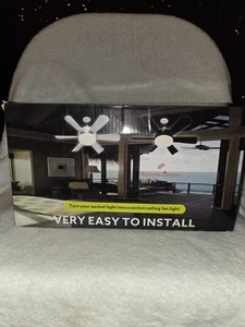 New Socket Ceiling Fan Light - Picture 1 of 4