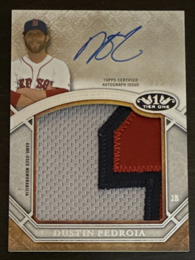 Dustin Pedroia Autograph Baseball Trading Cards for sale | eBay