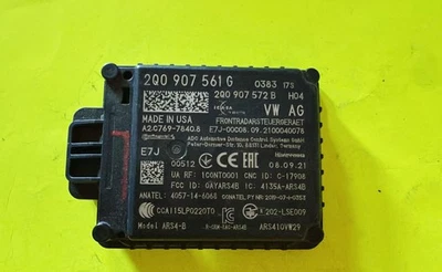 21 22 VOLKSWAGEN TIGUAN FRONT  RADAR SENSOR MODULE 2Q0 907 561 G - Image 1 of 4