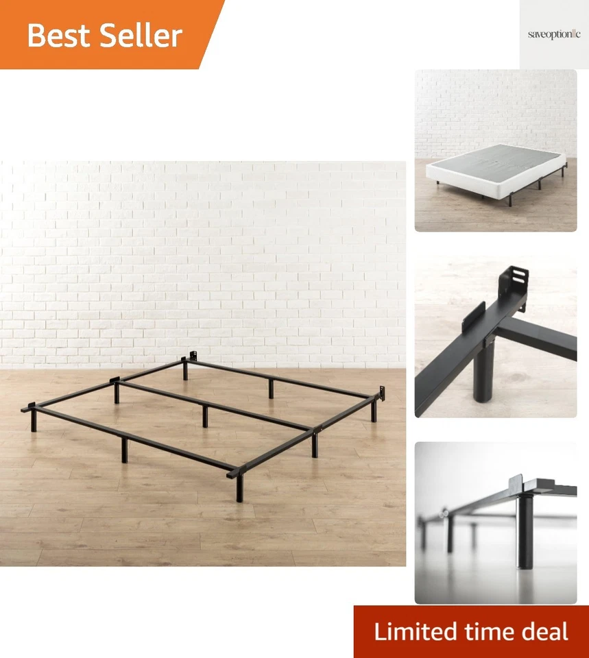 Paige Compack 7 Inch Heavy Duty Bed Frame, for Box Spring and Mattress Sets, ... - Image 1 of 4